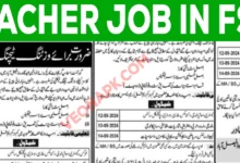 Teacher job in FSD