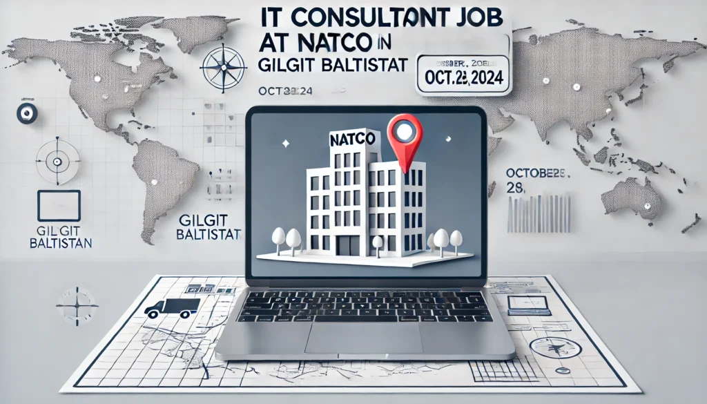 IT Consultant Job at NATCO in Gilgit - Apply by October 28, 2024